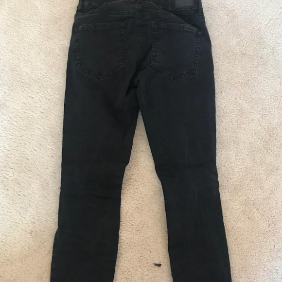 New Black Distressed Jeans - Picture 3 of 3